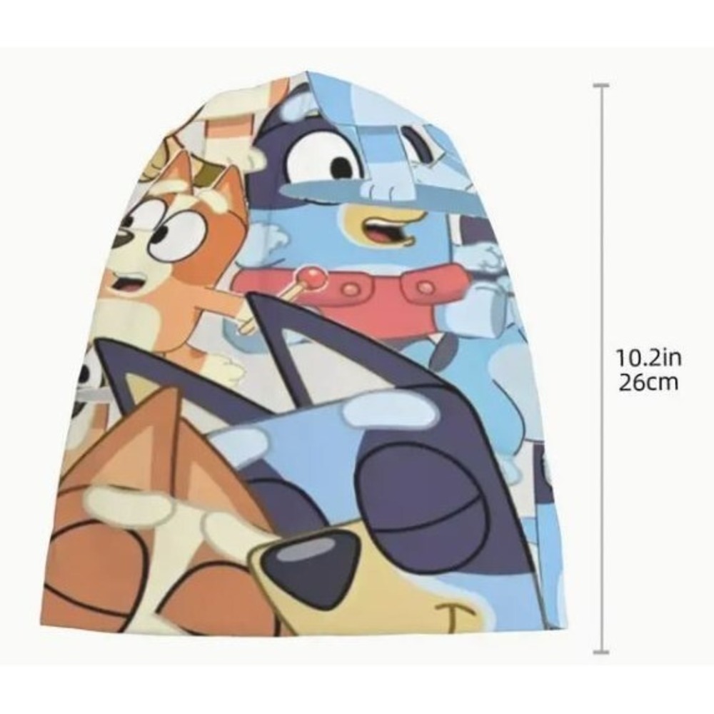 SOFT & STRETCHY BLUEY BEANIE FOR ADULTS
